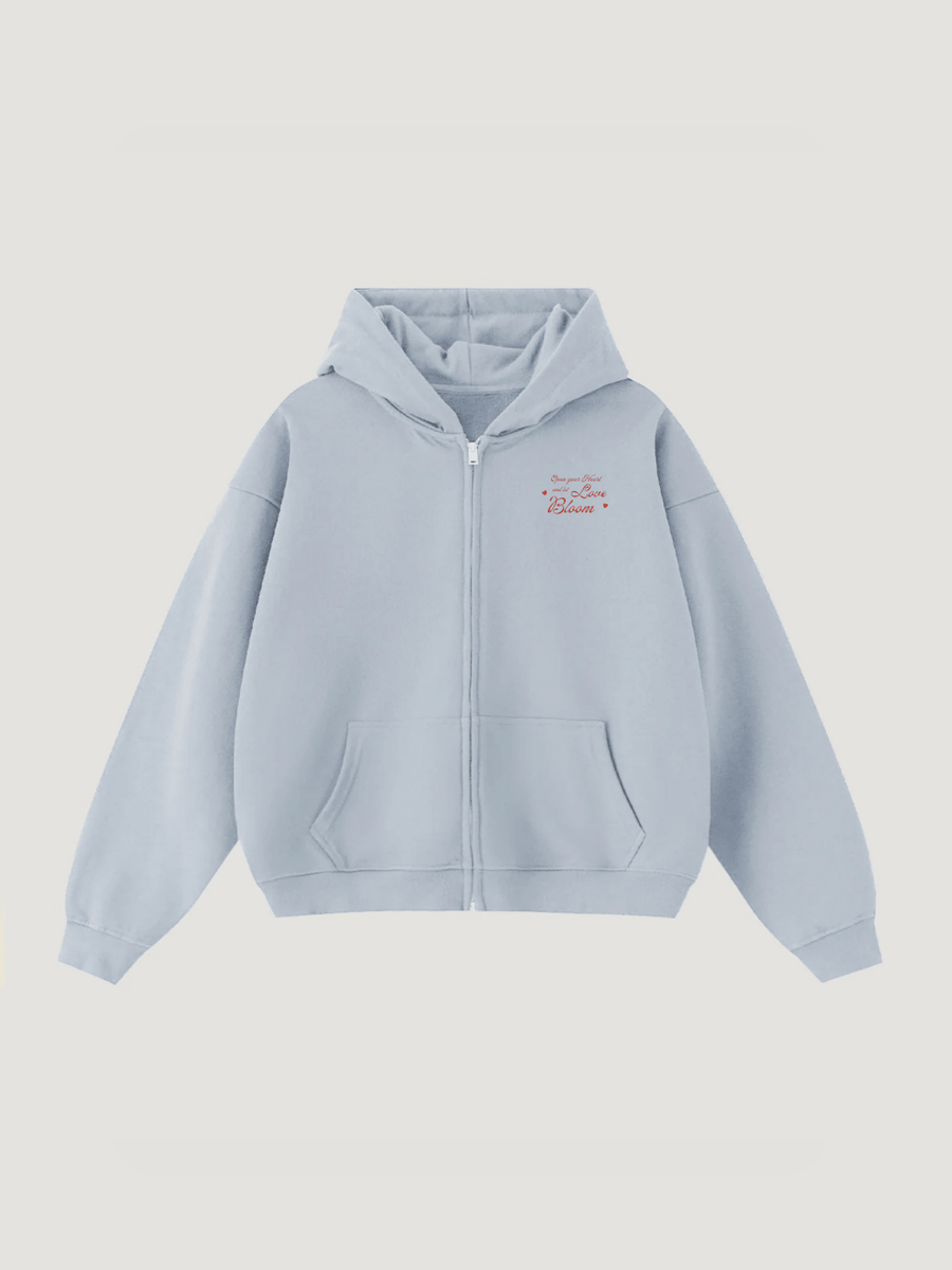 SUDADERA CON CAPUCHA LOVE &amp; BLOOM
