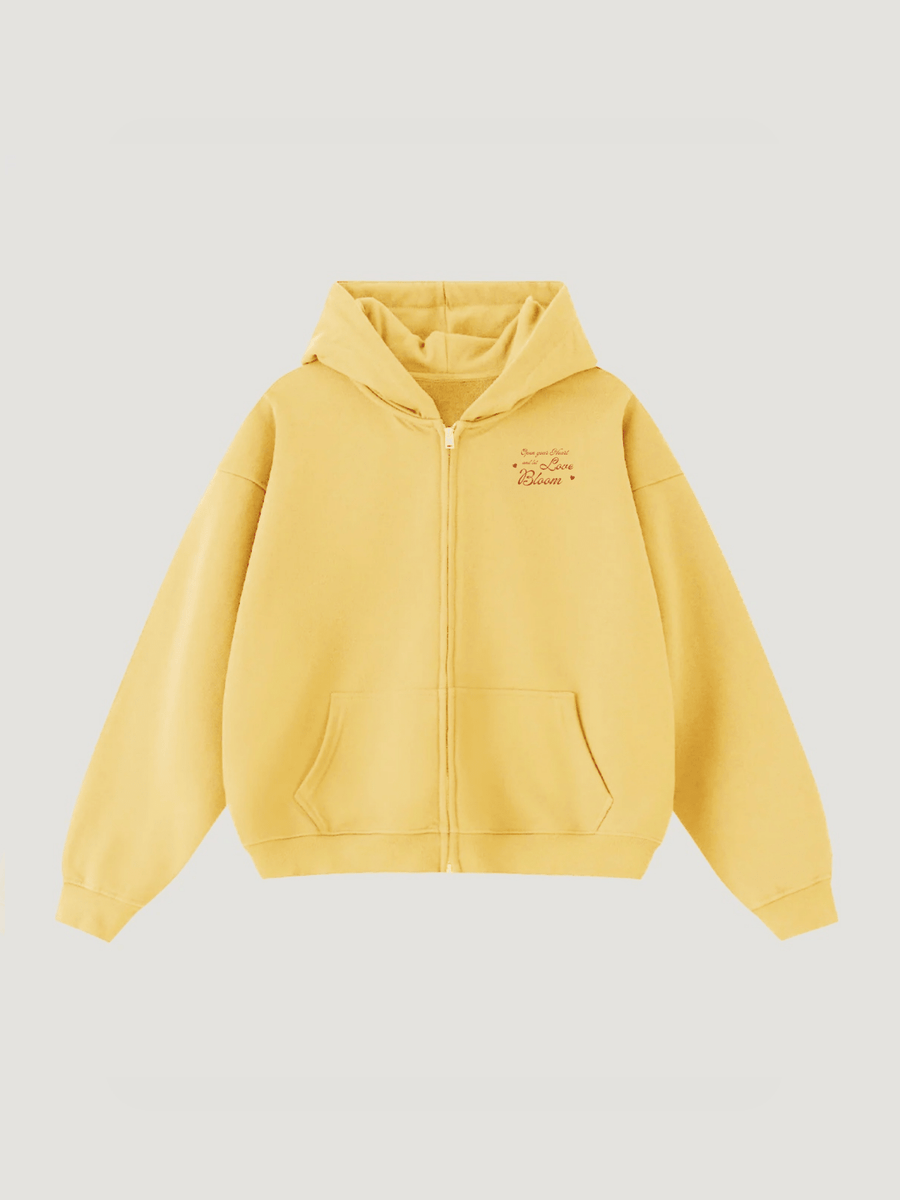 SUDADERA CON CAPUCHA LOVE &amp; BLOOM