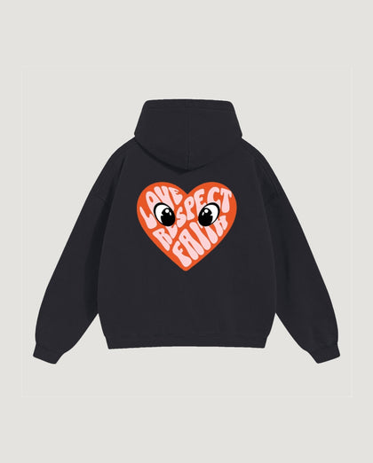 LOVE RESPECT HEART HOODIE