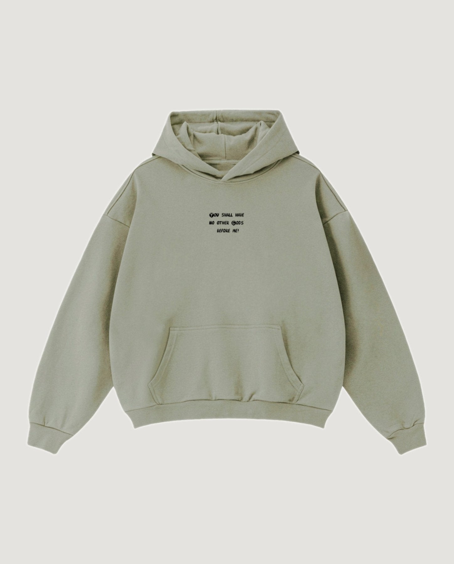 NO OTHER GODS HOODIE - COMMANDMENTS
