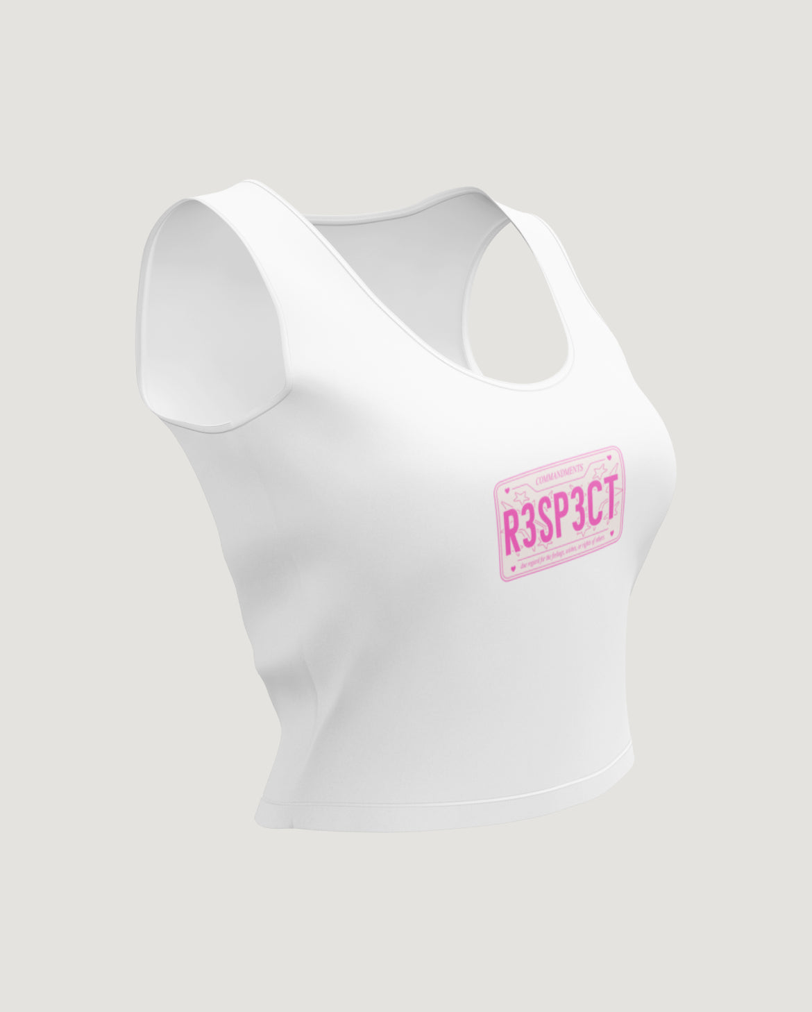 R3SP3CT CROP TOP