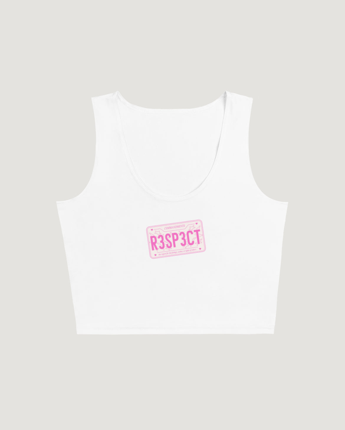 R3SP3CT CROP TOP