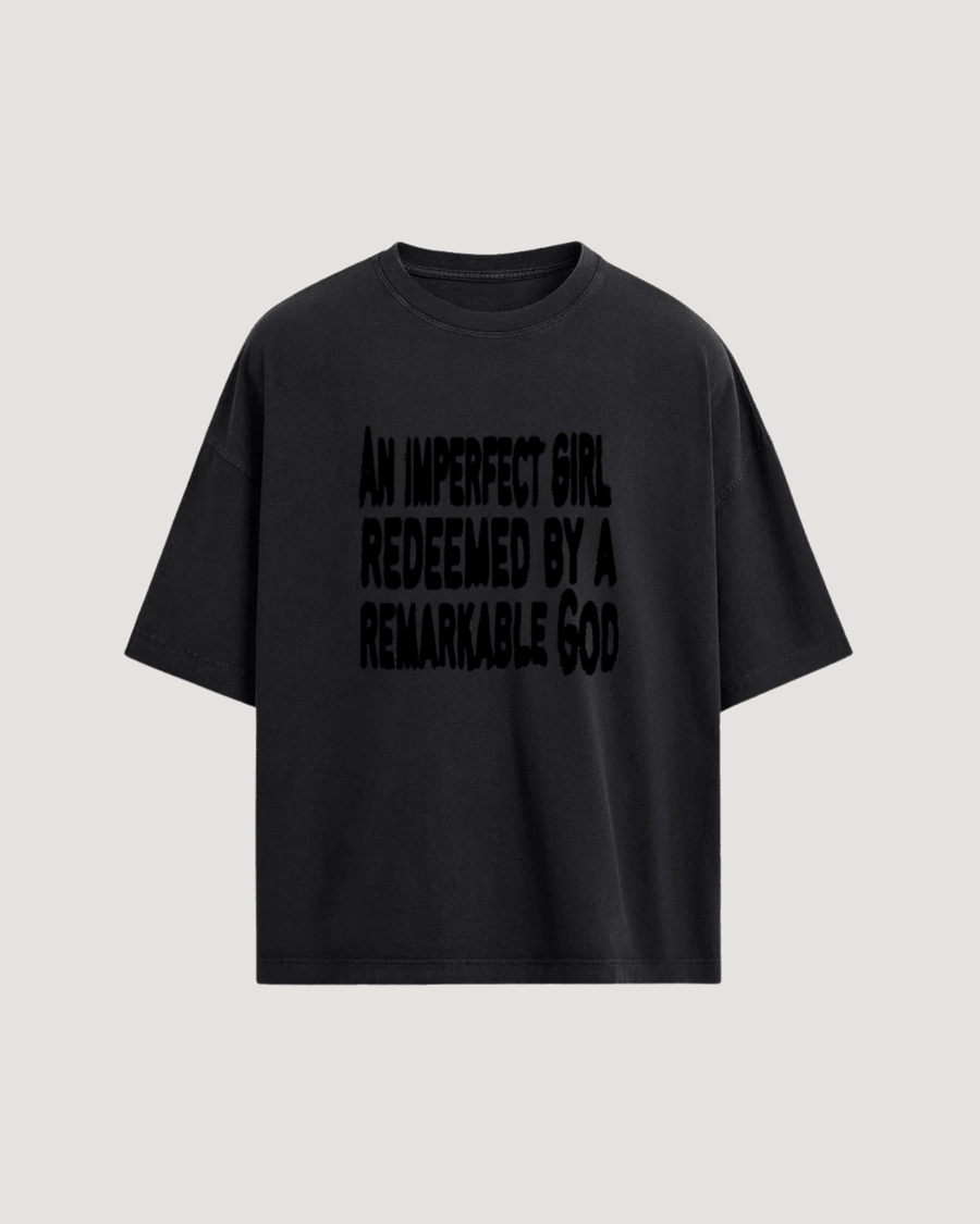 CAMISETA GRANDE REDIMIDA POR DIOS 