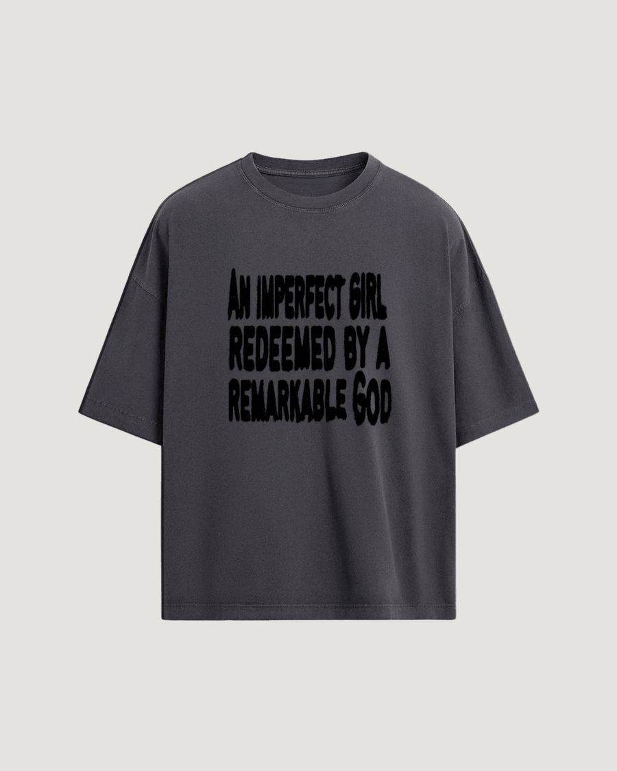 CAMISETA GRANDE REDIMIDA POR DIOS 