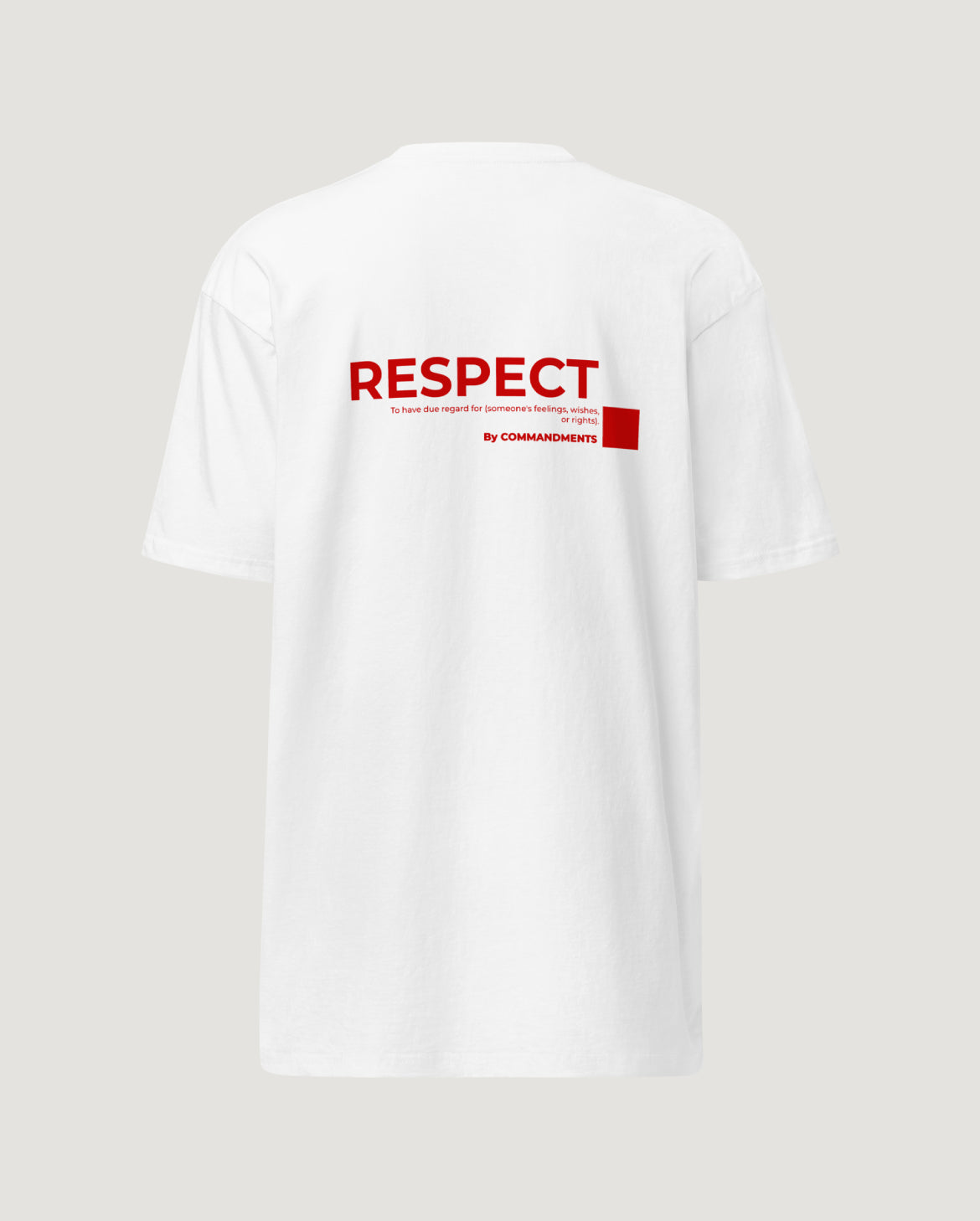 RESPECT RED T-SHIRT