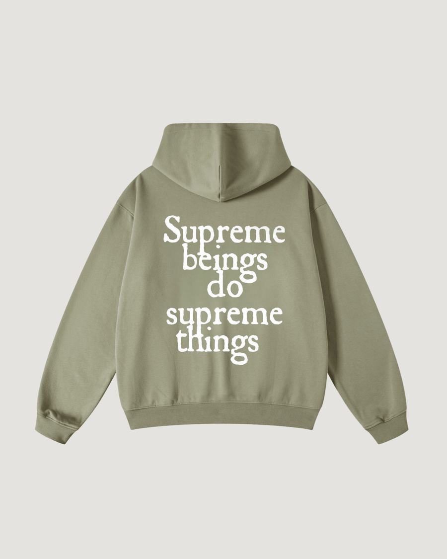 SUDADERA CON CAPUCHA SERES SUPREMOS 