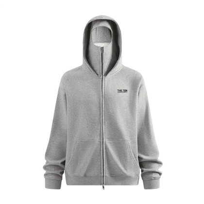 TEN COMMANDMENTS FACE MASK HOODIE