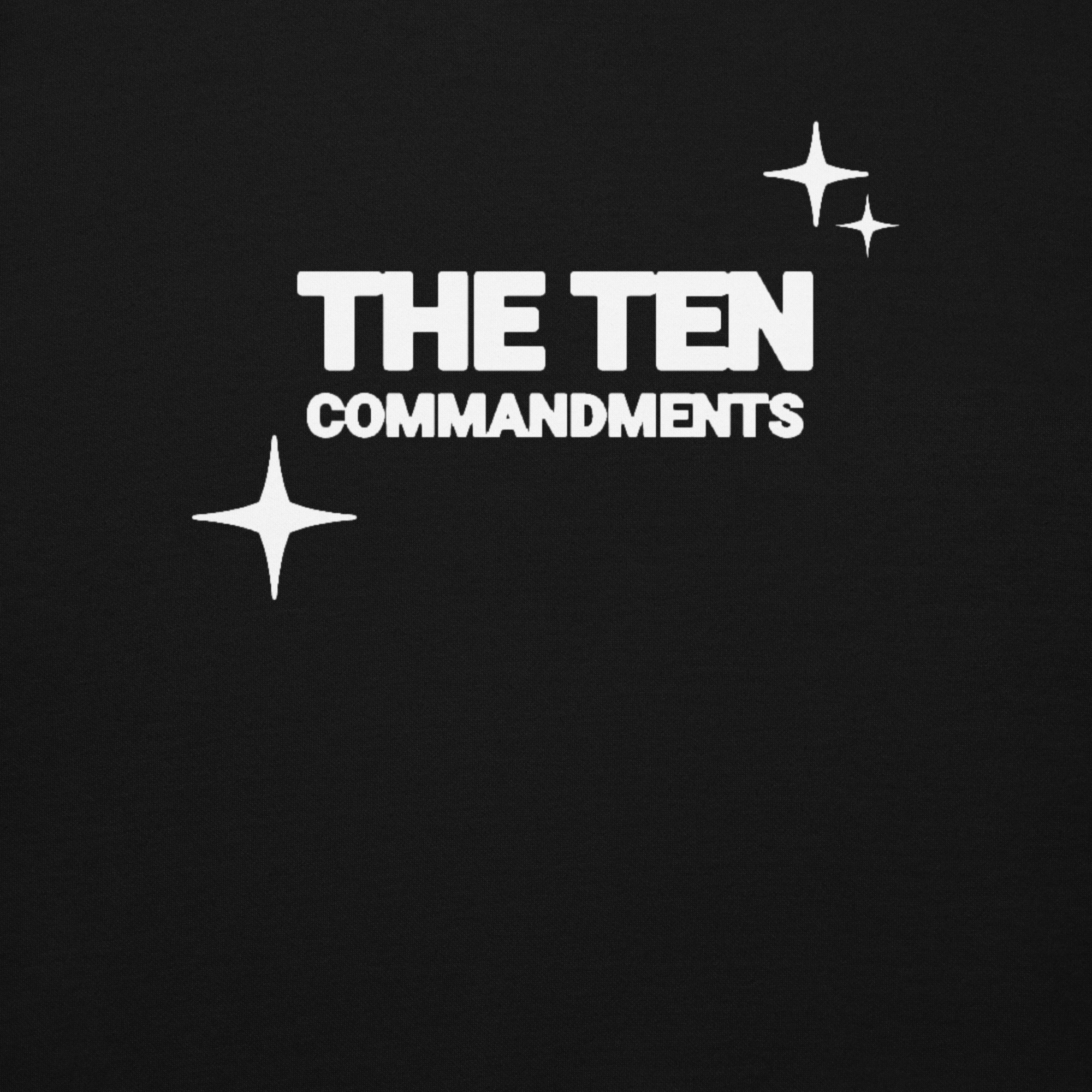 THE TEN COMMANDMENTS HOODIE