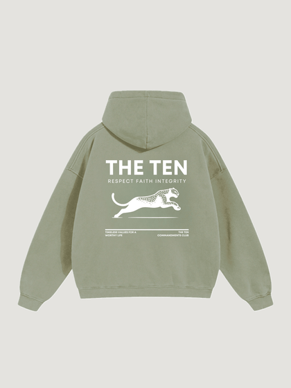 THE TEN LEOPARD HOODIE