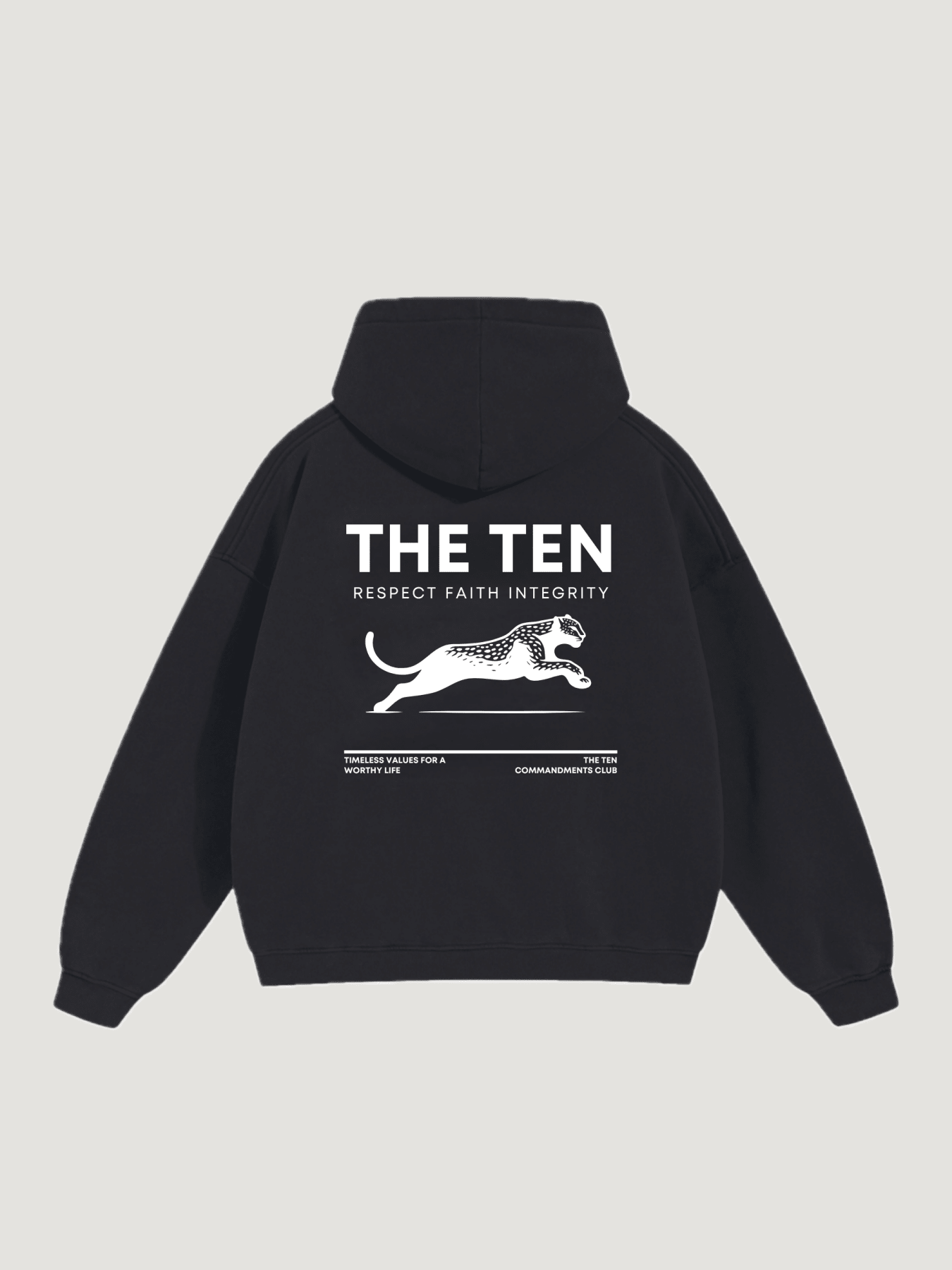 THE TEN LEOPARD HOODIE - COMMANDMENTS