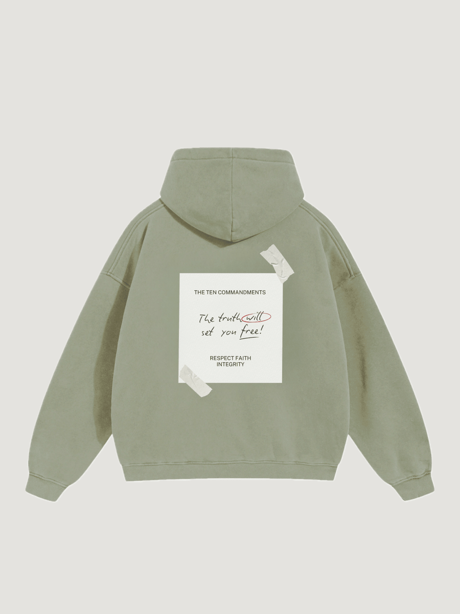 LA VERDAD SUDADERA CON CAPUCHA 