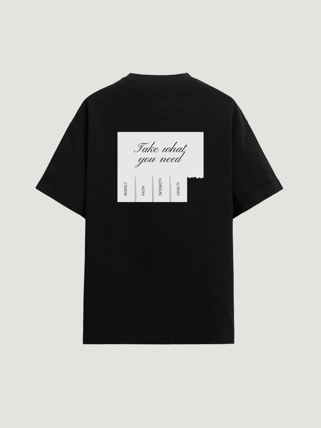 VALUES T - SHIRT - COMMANDMENTS